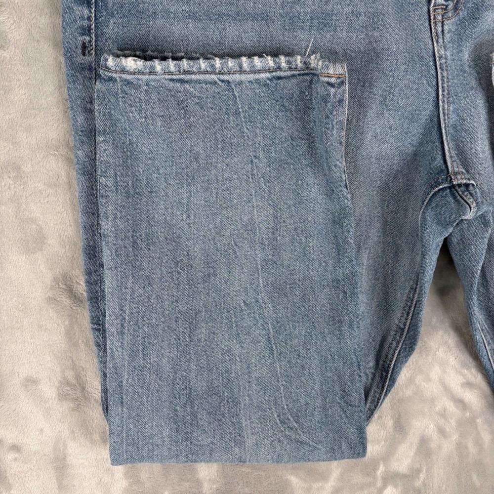 Torrid High Rise Straight Button Fly Light Wash Jeans Women Cropped 20R (42x26) - Picture 12 of 16
